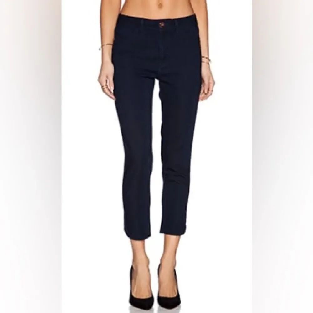 DL1961 Bardot High Rise Cropped Skinny Jeans in Flatiron Size 25